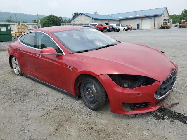 5YJSA1E20GF121998 - 2016 TESLA MODEL S Qırmızı foto 4