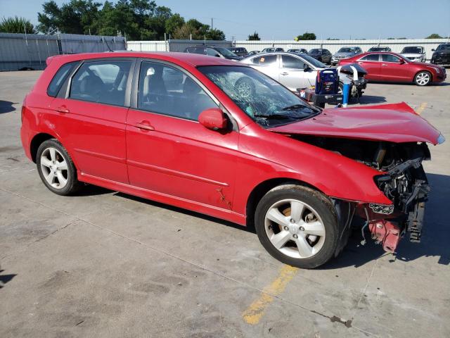 KNAFE161785012613 - 2008 KIA SPECTRA5 5 SX RED photo 4