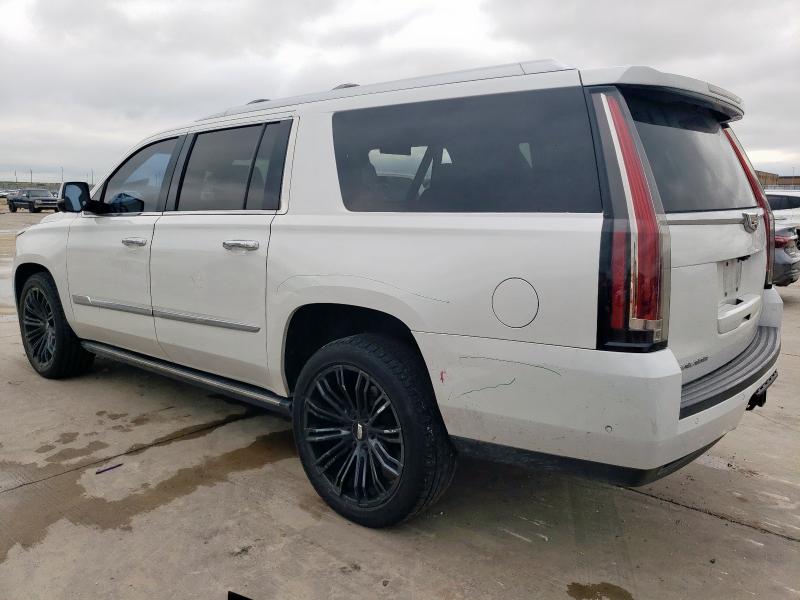 1GYS4KKJXJR256460 - 2018 CADILLAC ESCALADE ESV PLATINUM თეთრი ფოტო 2