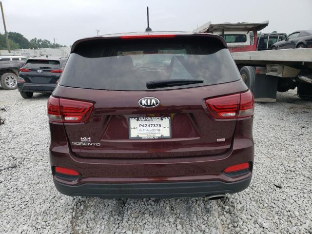 5XYPG4A35LG679076 - 2020 KIA SORENTO L BURGUNDY photo 6