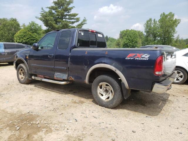 2FTRX18L72CB01622 - 2002 FORD F-150 BLUE photo 2