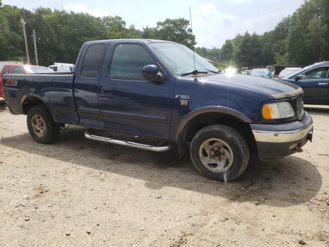 2FTRX18L72CB01622 - 2002 FORD F-150 BLUE photo 4