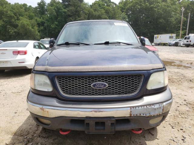 2FTRX18L72CB01622 - 2002 FORD F-150 BLUE photo 5