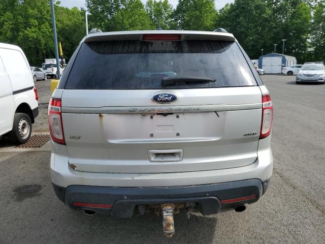 1FMHK8D85CGA97845 - 2012 FORD EXPLORER XLT SILVER photo 6