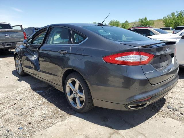 3FA6P0T99FR282377 - 2015 FORD FUSION SE BLACK photo 2