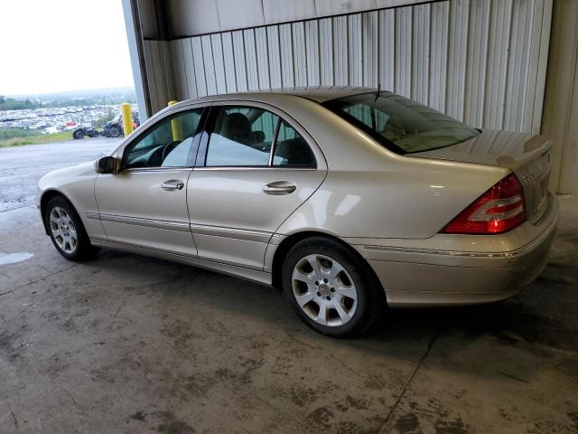 WDBRF84J05F563995 - 2005 MERCEDES-BENZ C 320 4MATIC TAN photo 2