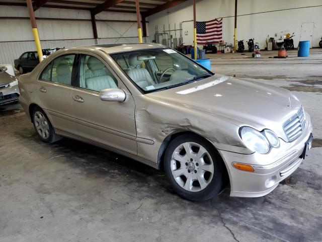 WDBRF84J05F563995 - 2005 MERCEDES-BENZ C 320 4MATIC TAN photo 4