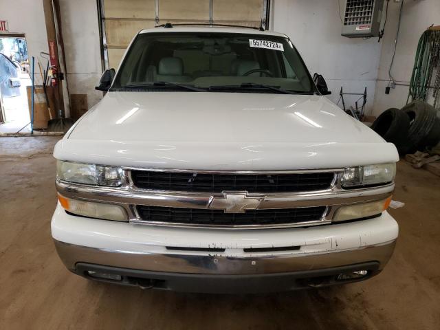 1GNEK13T85J124330 - 2005 CHEVROLET TAHOE K1500 WHITE photo 5