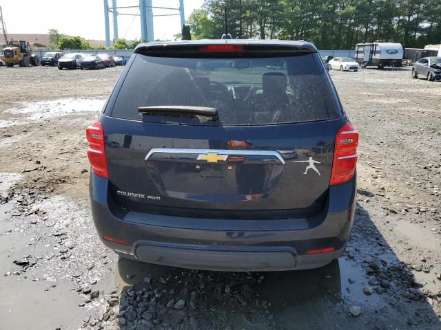 2GNFLEEK7H6288411 - 2017 CHEVROLET EQUINOX LS BLUE photo 6