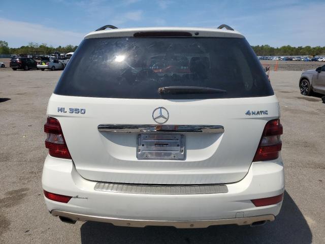 4JGBB8GB8AA572076 - 2010 MERCEDES-BENZ ML 350 4MATIC WHITE photo 6