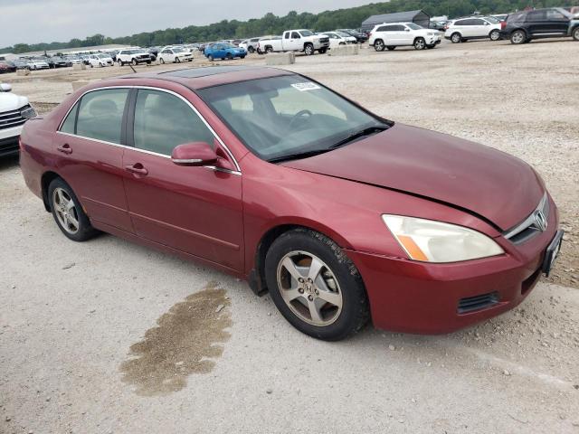 JHMCN36487C002984 - 2007 HONDA ACCORD HYBRID BURGUNDY photo 4