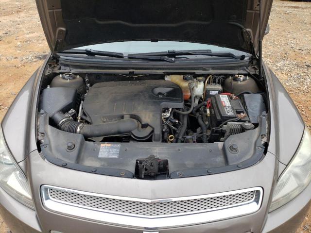 1G1ZE5E14BF271952 - 2011 CHEVROLET MALIBU LTZ ნაცრისფერი ფოტო 11