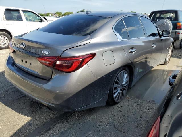 JN1EV7AP7KM515118 - 2019 INFINITI Q50 LUXE GRAY photo 3