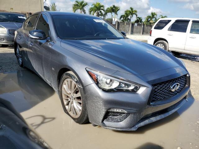 JN1EV7AP7KM515118 - 2019 INFINITI Q50 LUXE GRAY photo 4