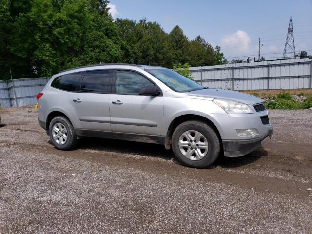 1GNKREED1CJ212886 - 2012 CHEVROLET TRAVERSE LS SILVER photo 4