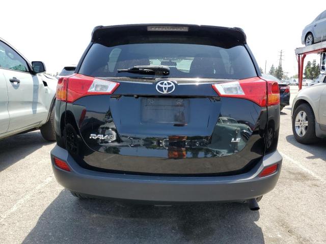 2T3ZFREV9DW062450 - 2013 TOYOTA RAV4 LE BLACK photo 6