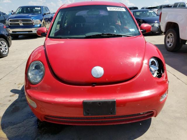 3VWBK21C34M403414 - 2004 VOLKSWAGEN NEW BEETLE GL RED photo 5