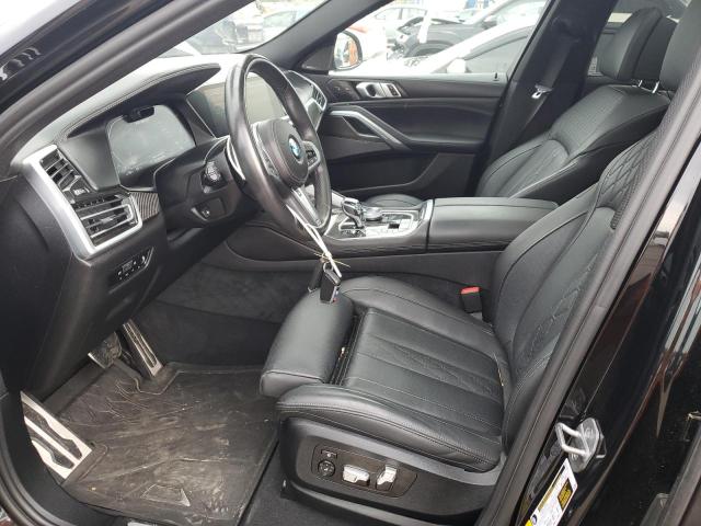 5UXCY8C05N9K42557 - 2022 BMW X6 M50I BLACK photo 7