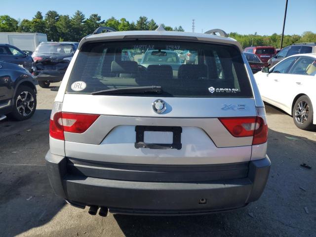 WBXPA73454WC41399 - 2004 BMW X3 2.5I SILVER photo 6