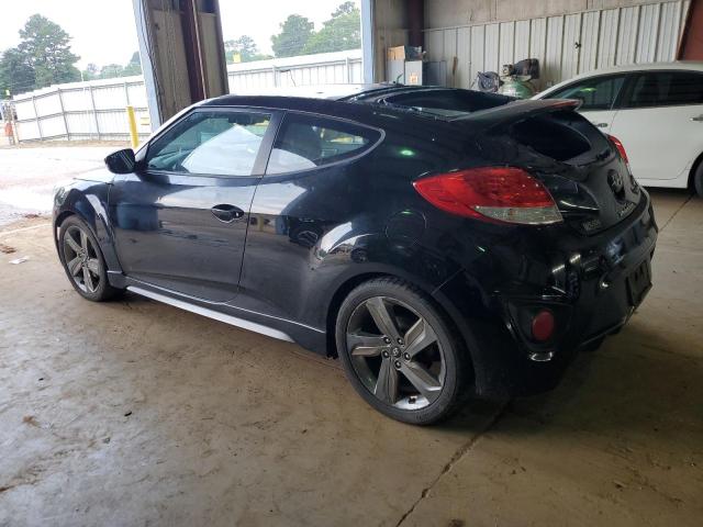 KMHTC6AE2FU242108 - 2015 HYUNDAI VELOSTER TURBO BLACK photo 2