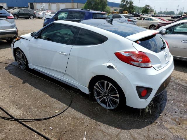 KMHTC6AE0GU284097 - 2016 HYUNDAI VELOSTER TURBO WHITE photo 2