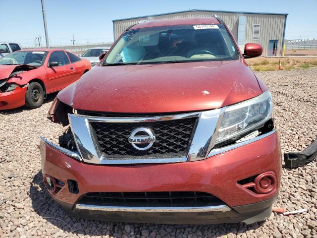 5N1AR2MN8FC722363 - 2015 NISSAN PATHFINDER S RED photo 5