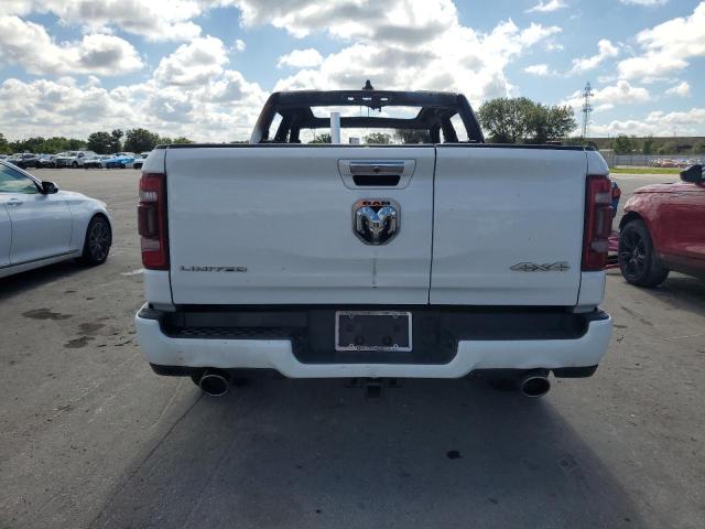 1C6SRFHM1LN283550 - 2020 RAM 1500 LIMITED WHITE photo 6