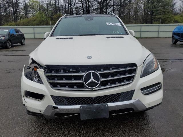 4JGDA5HBXFA480547 - 2015 MERCEDES-BENZ ML 350 4MATIC WHITE photo 5