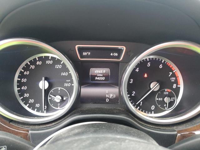 4JGDA5HBXFA480547 - 2015 MERCEDES-BENZ ML 350 4MATIC WHITE photo 9