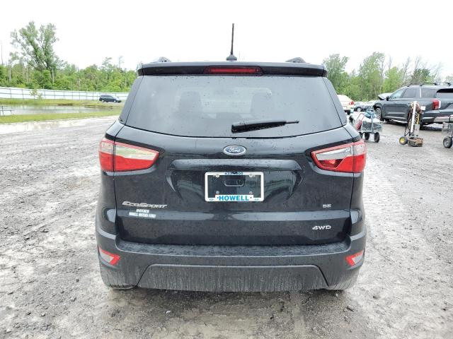 MAJ6S3GL8LC352371 - 2020 FORD ECOSPORT SE BLACK photo 6