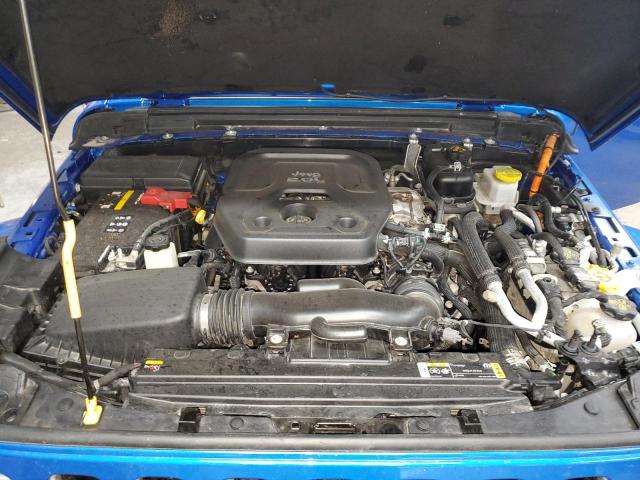 1C4JJXP60MW702990 - 2021 JEEP WRANGLER U SAHARA 4XE BLUE photo 12