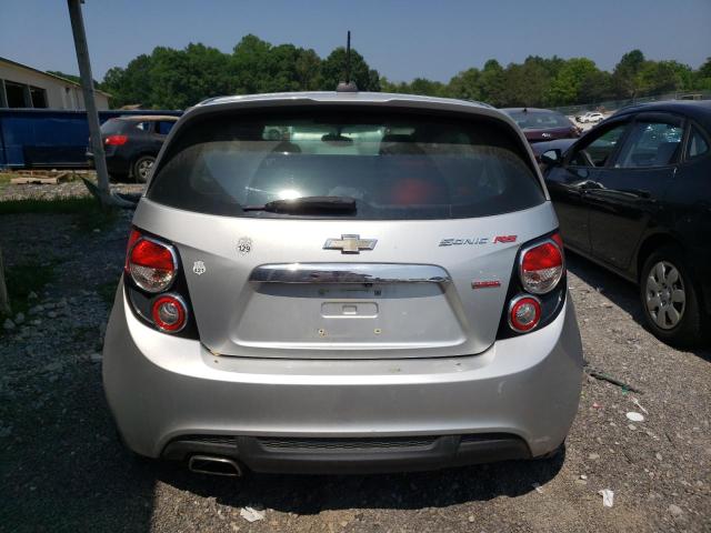 1G1JH6SB0F4166396 - 2015 CHEVROLET SONIC RS SILVER photo 6