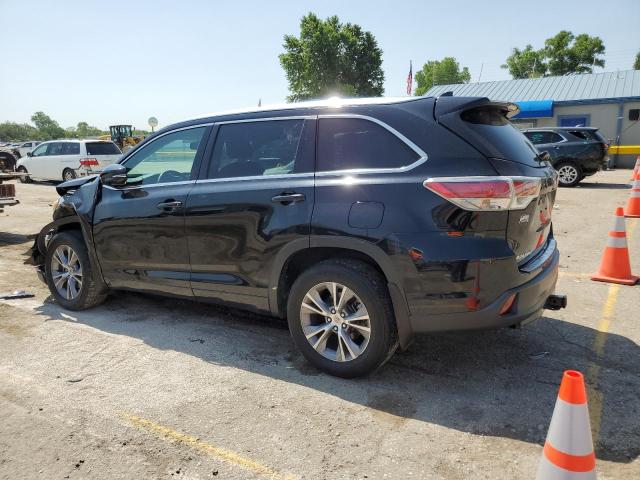 5TDJKRFH7ES055503 - 2014 TOYOTA HIGHLANDER XLE Qara foto 2