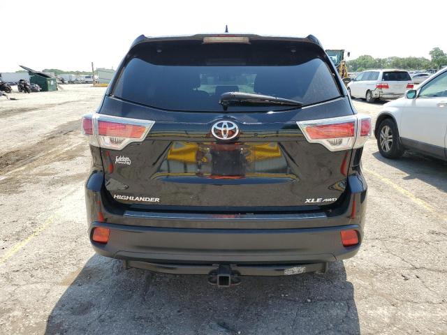 5TDJKRFH7ES055503 - 2014 TOYOTA HIGHLANDER XLE Qara foto 6