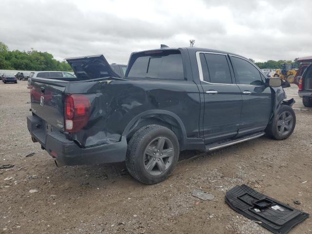 5FPYK3F7XNB002065 - 2022 HONDA RIDGELINE RTL შავი ფოტო 3