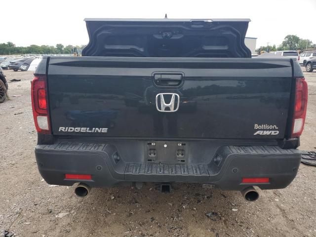 5FPYK3F7XNB002065 - 2022 HONDA RIDGELINE RTL შავი ფოტო 6