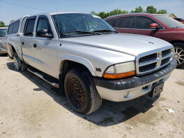 1D7HL38N44S787952 - 2004 DODGE DAKOTA QUAD SPORT SILVER photo 4