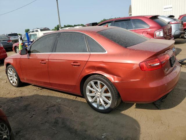 WAUBFAFL1DN015269 - 2013 AUDI A4 PREMIUM ORANGE photo 2