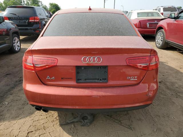 WAUBFAFL1DN015269 - 2013 AUDI A4 PREMIUM ORANGE photo 6