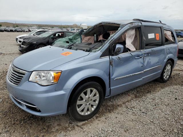 2C4RC1BG2DR715288 - 2013 CHRYSLER TOWN & COU TOURING BLUE photo 1