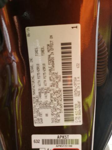 5TFUW5F14GX563907 - 2016 TOYOTA TUNDRA DOUBLE CAB SR/SR5 BROWN photo 12