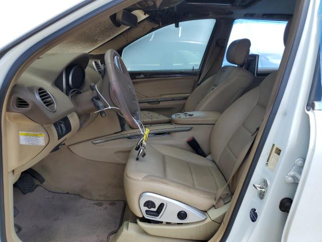 4JGBB8GB4BA745822 - 2011 MERCEDES-BENZ ML 350 4MATIC WHITE photo 7