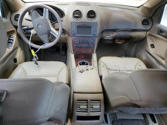 4JGBB8GB4BA745822 - 2011 MERCEDES-BENZ ML 350 4MATIC WHITE photo 8