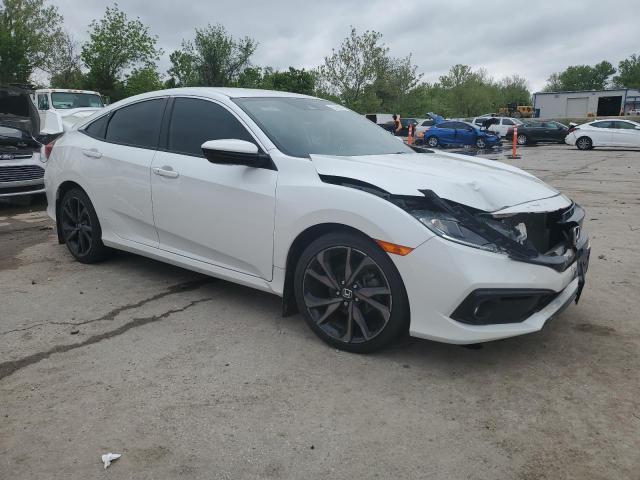 2HGFC2F82MH533240 - 2021 HONDA CIVIC SPORT Weiß Foto 4