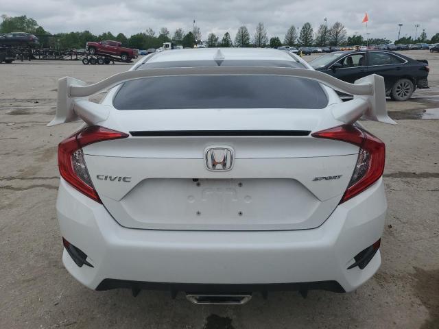 2HGFC2F82MH533240 - 2021 HONDA CIVIC SPORT Weiß Foto 6