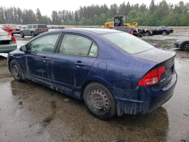 1HGFA16566L097858 - 2006 HONDA CIVIC LX BLUE photo 2