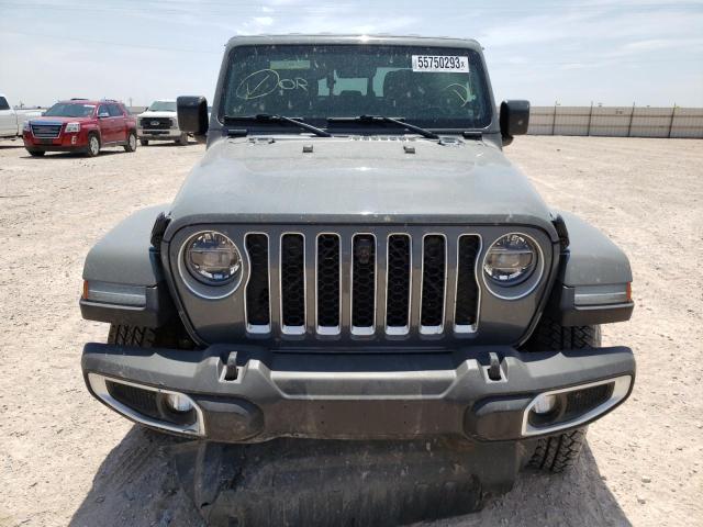 1C6HJTFG2ML529046 - 2021 JEEP GLADIATOR OVERLAND GRAY photo 5