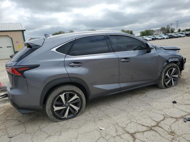 JTJBARBZ1J2172028 - 2018 LEXUS NX 300 BASE ნაცრისფერი ფოტო 3