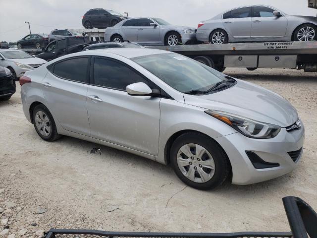 KMHDH4AE4GU512421 - 2016 HYUNDAI ELANTRA SE SILVER photo 4