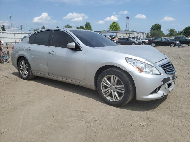 JN1CV6AR2CM970799 - 2012 INFINITI G37 SILVER photo 4